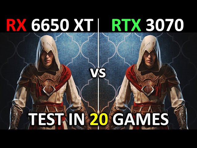 RX 6650 XT vs RTX 3070 | Test in 20 Games at 1080p | How Big Is The Difference? 🤔 | 2024
