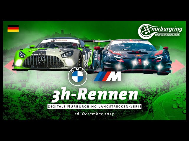 🇩🇪 LIVE: Digitale Nürburgring Langstrecken-Serie, das BMW M 3h-Rennen!