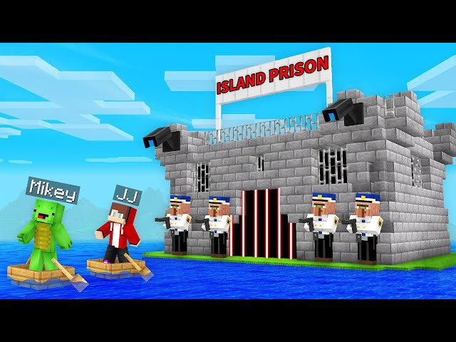 Mikey and JJ Escape From ISLAND PRISON in Minecraft (Maizen)