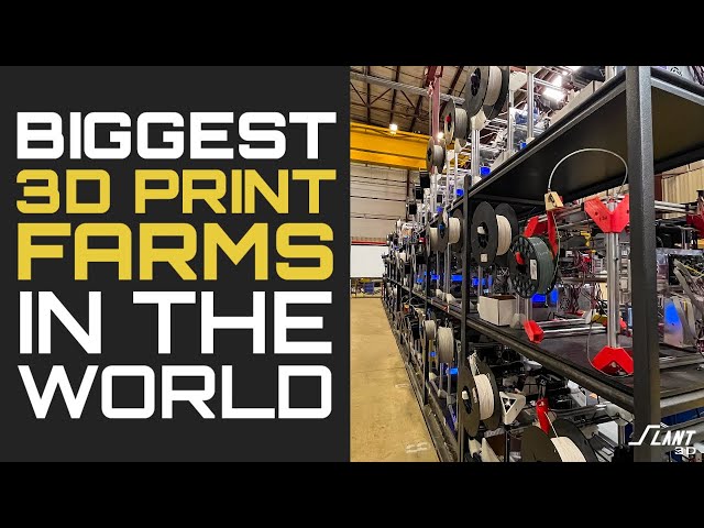 7 GIGANTIC 3D Printer Farms Making Millions of Parts