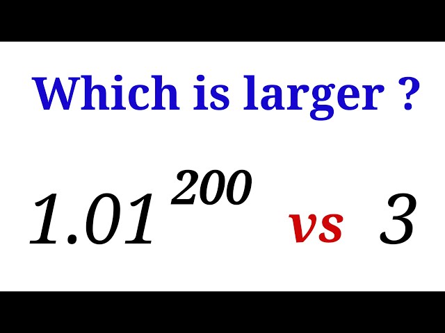 Which Is Larger? | Nice Maths Question｜Use this method and solve it quickly!