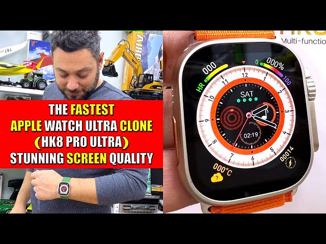 the FASTEST Apple Watch ULTRA Clone - HK8 Pro Ultra Smart Watch