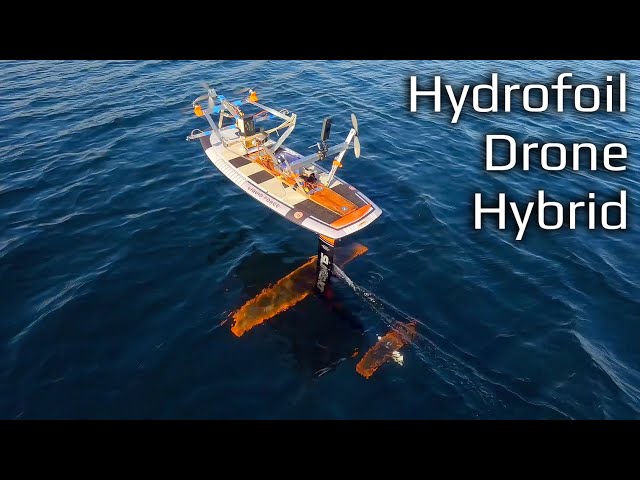 Drone Motors on a Hydrofoil Surfboard