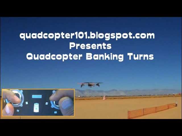 How to Fly a Quadcopter Drone: Banked Turns