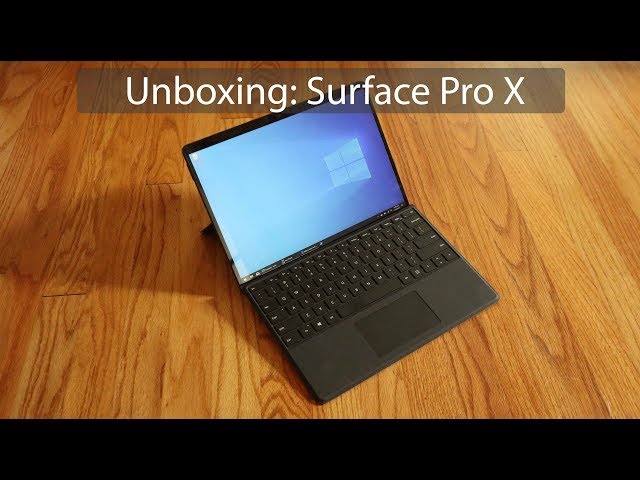 Unboxing: Surface Pro X