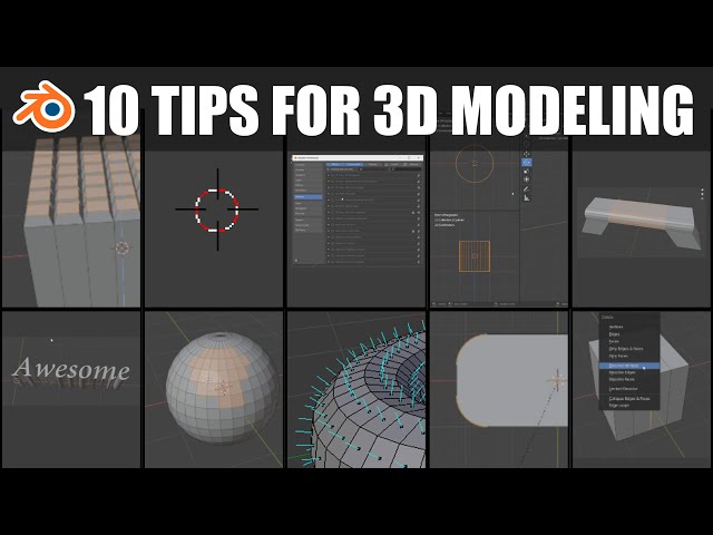 10 tips for 3D modeling with Blender which will improve your workflow - Blender 2.8