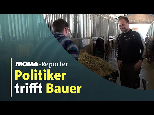 Nach den Protesten: Landwirt trifft Grünen-Politiker | ARD-Morgenmagazin