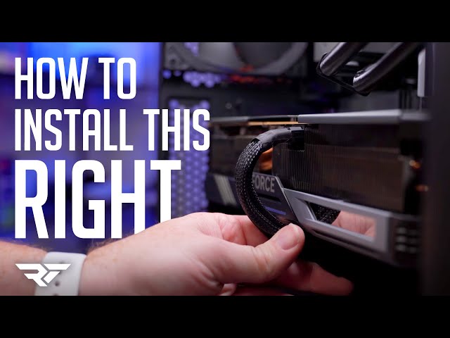 How to correctly install your RTX 4000 series GPU to avoid fire!