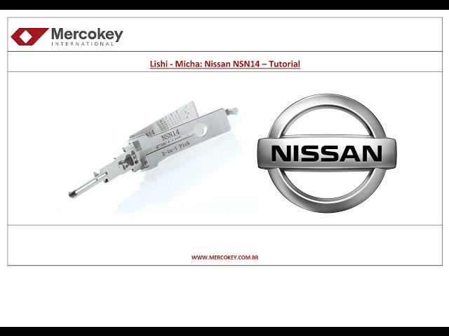 Lishi - Micha: Nissan NSN14 – Tutorial
