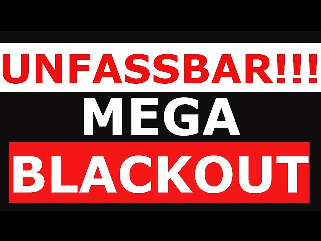 MEGA Blackout 2021 in Deutschland...knapp wars! MASSIVE BLACKOUT-GEFAHR!!! BEREITE deine FAMILIE VOR