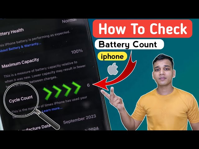 How To Check Battery Cycle Count in iPhone? | iPhone Tips in Hindi