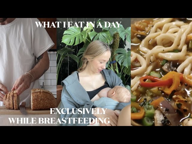 PLANT BASED WHAT I EAT IN A DAY WHILE BREASTFEEDING * aka what my hubby cooks for me *