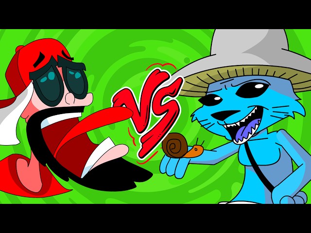 Smurf Cat Vs. Mussa - Batalha de Rap (Desenho Animado)
