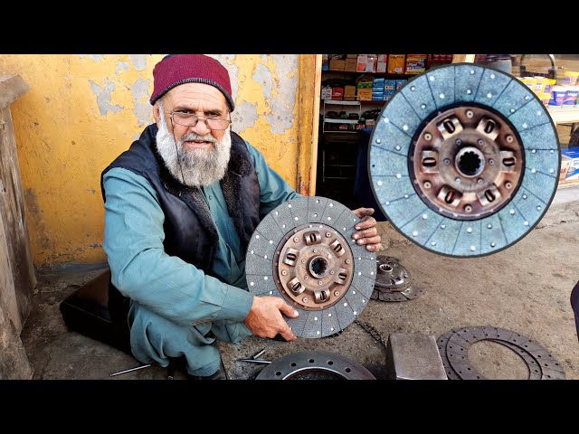 90 Year Old Man Repair Clutch Plate | Amazing Restoration Old Truck Clutch Plate |#restoration