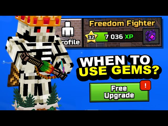 WAS THIS THE RIGHT DECISION TO SPEND MY GEMS ON Pixel Gun 3D: F2P Episode 20