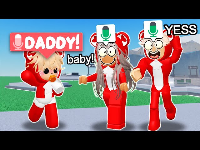Matching AVATARS As a BABY In Roblox VOICE CHAT 5!