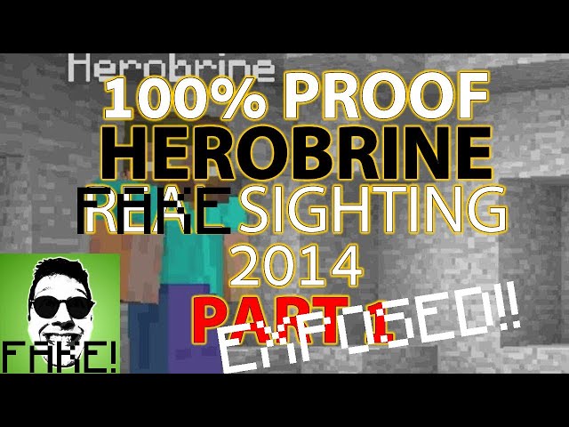 AlongCameJosh's 1st Herobrine Sighting EXPOSED!