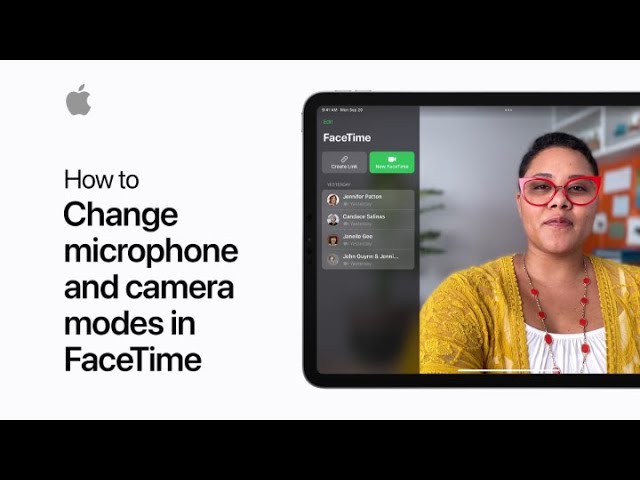How to change microphone and camera modes in FaceTime on iPhone and iPad | Apple Support