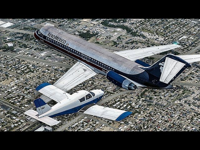 Fatal Collision over Los Angeles | DC-9 Collides with a Piper Just Before Landing in LAX