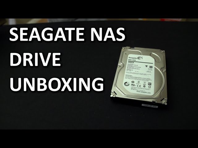 Seagate NAS Hard Drive Unboxing & Overview