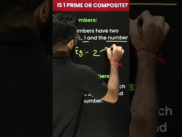 Is Number 1 A Prime Or Composite?🤔| Navigating Number Theory🔢#mathemeticaltheories #mathstricks
