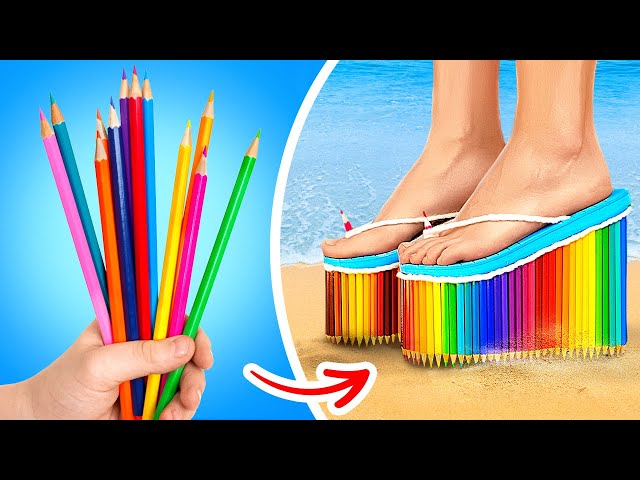 AMAZING SUMMER IDEAS FOR BEACH AND POOL || Hacks To Enjoy Your Vacation
