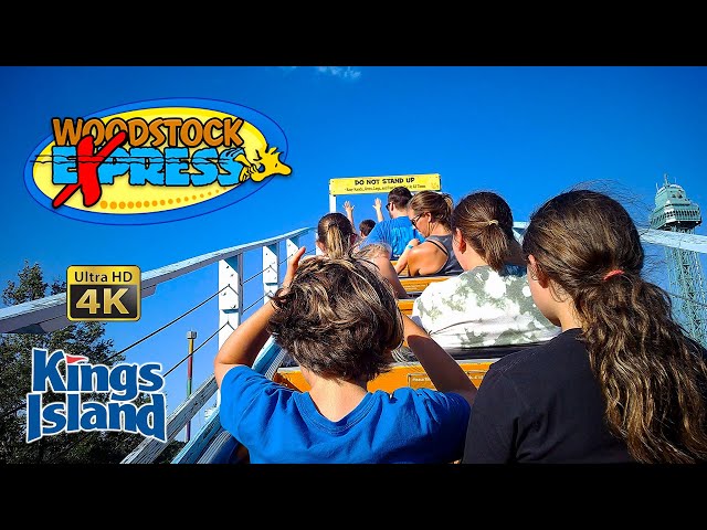 2022 Woodstock Express Wooden Roller Coaster On Ride 4K POV Kings Island