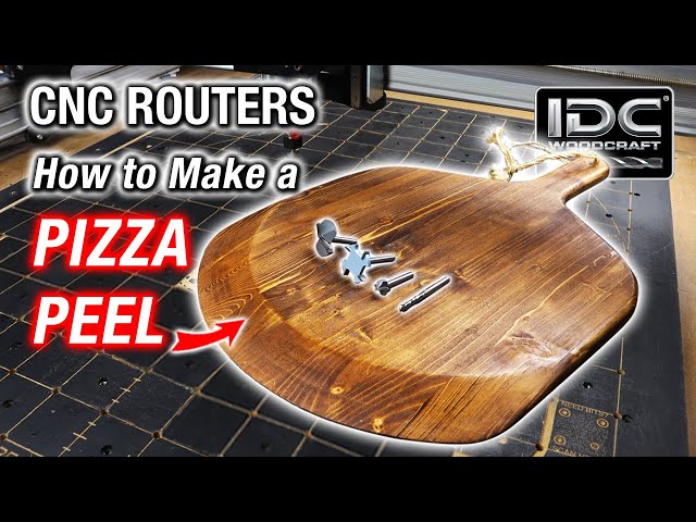 How to Make a Pizza Peel Paddle with Taper, CNC Router Woodworking