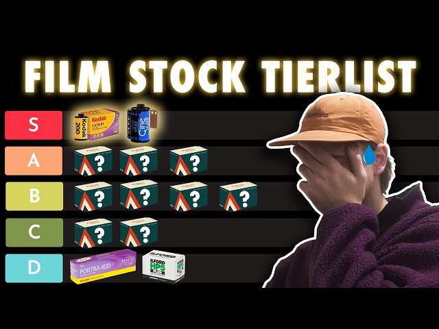 Ranking the BEST Film Stocks | 35mm Tier List