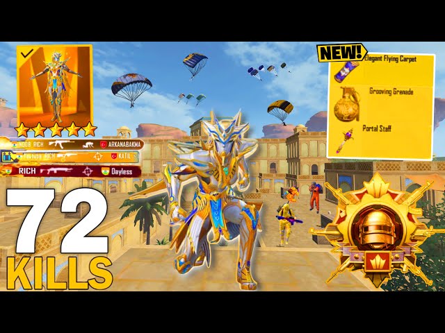 Omg!!😍 NEW BEST AGRESSIVE RUSH GAME PLAY in NEW MODE w/ Pharaoh X-Suit 😈 Pubg Mobile