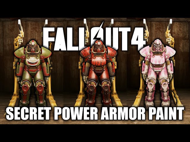 Fallout 4 - Secret Power Armor Paint Locations (All Hot Rodder Magazines)
