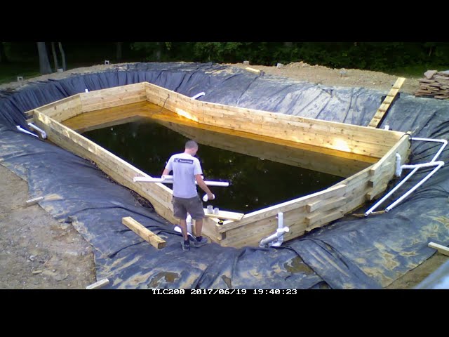 Natural Pool Time Lapse Build