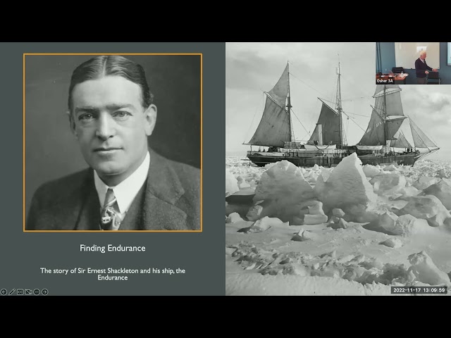 Sir Ernest Shackleton, Explorer and Entrepreneur with lecturer Charles Shackleton