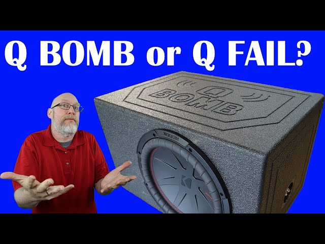 Q Bomb Subwoofer Box FAIL?  Single 12" Enclosure Review