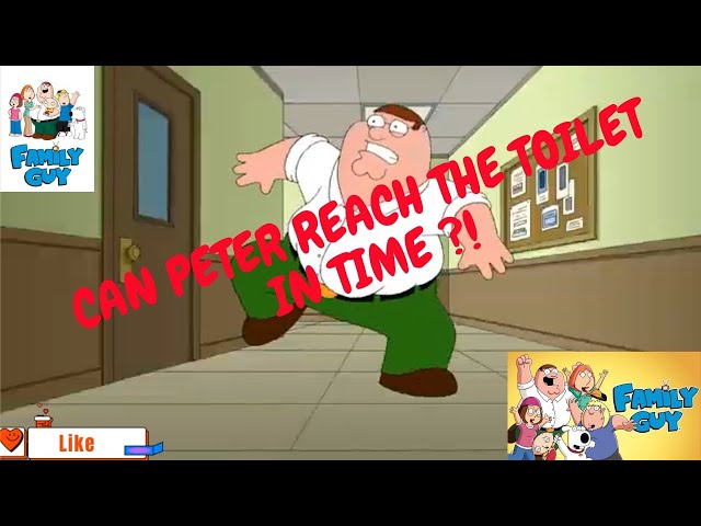 Family Guy - Can Peter Reach The Toilet In Time ?!  👀🤣😱 #petergriffin  #familyguy #viral
