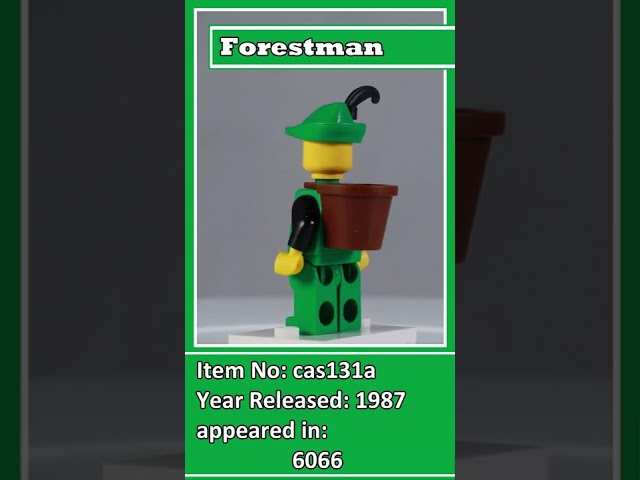 Shorts: LEGO® Minifigures Castle cas131a - Forestman #Castle #Knight