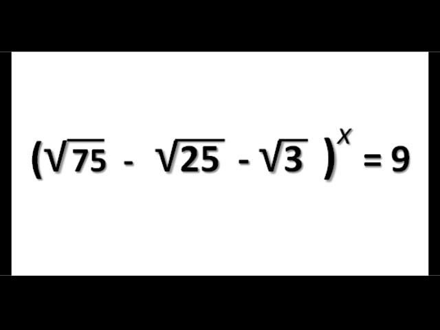 Exponential Equation (Math Olympiad)