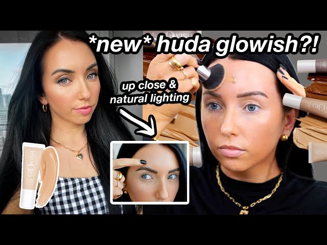 HUDA BEAUTY GloWish Multidew Skin Tint FOUNDATION REVIEW! ✨ Ultimate glow??