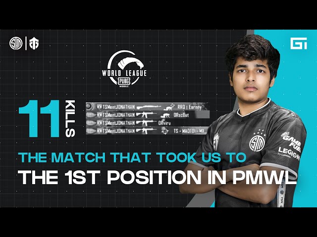 MATCH WHICH TOOK US TO THE FIRST POSITION IN PMWL | 11KILLS GAMEPLAY | PUBG MOBILE