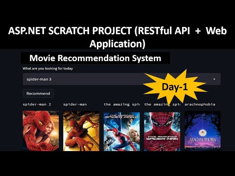 ASP.NET CORE 7.0 TUTORIAL FOR BEGINNERS |  MOVIE API WITH WEB APPLICATION PROJECT FROM SCRATCH