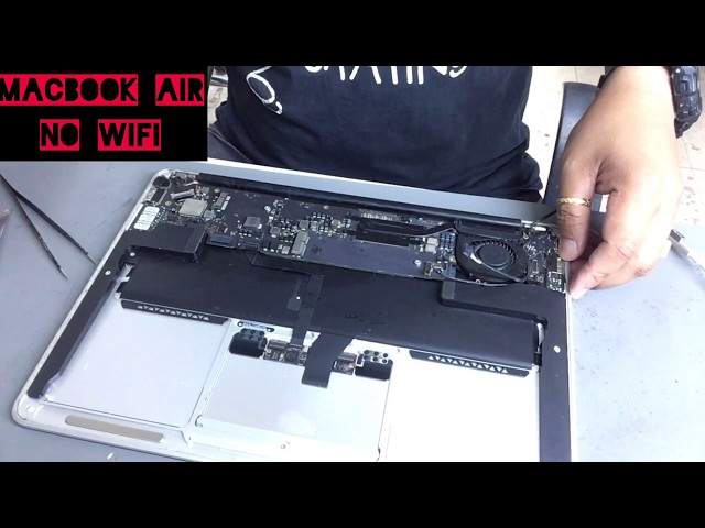 How to fix Macbook Air 13inch A1466 - No Wifi - Wifi No hardware installed.