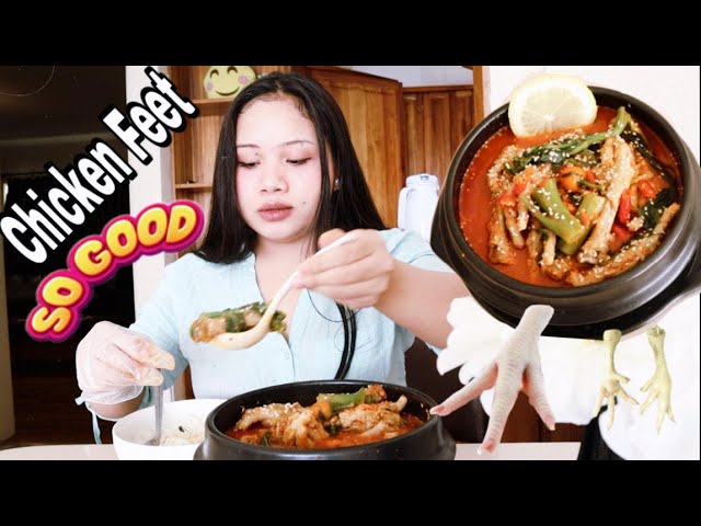 Chicken Feet Cooking Style/Mukbang/Evelyn Par