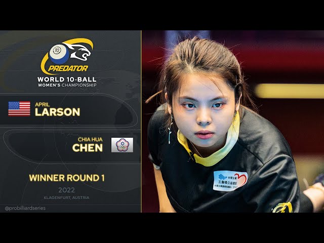 April Larson vs Chia-Hua Chen ▸ Predator World Women's 10-Ball Championship