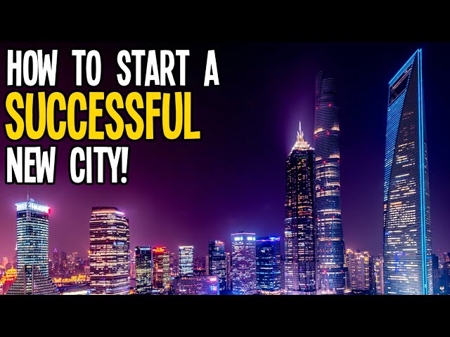 How To Start a NEW City, the BEST City in the WORLD in Cities Skylines!