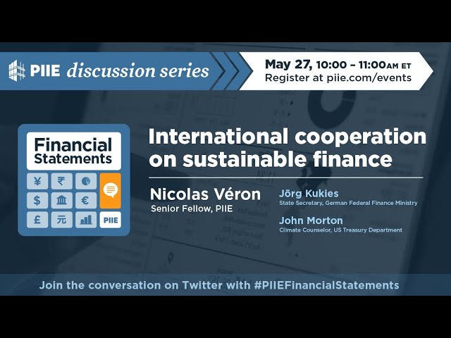 International cooperation on sustainable finance