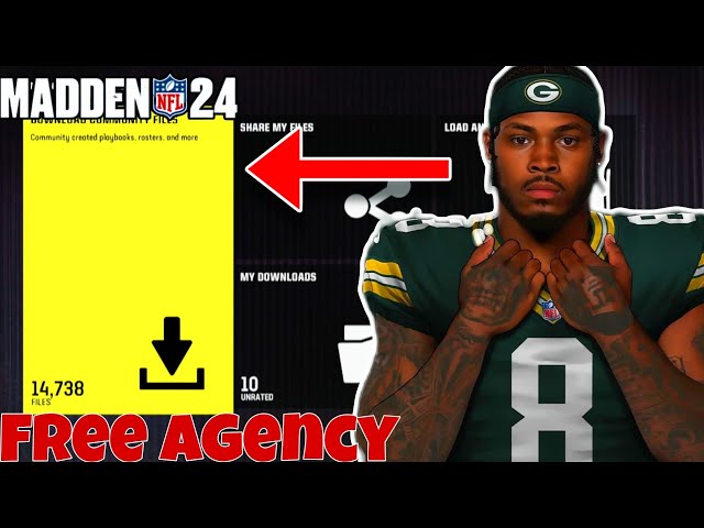 How to get Updated FREE AGENCY Rosters in Madden 24!