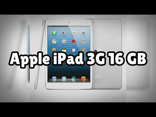Photos of the Apple iPad 3G 16 GB | Not A Review!