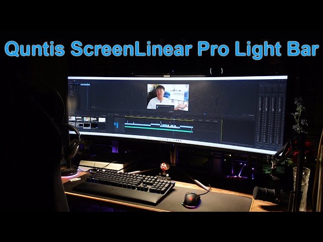 Quntis ScreenLinear Pro Review - The Perfect Smart Light Bar For Your Desk Setup!