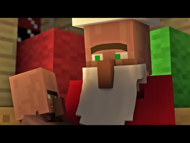 Christmas with the Villagers (Minecraft Animation)