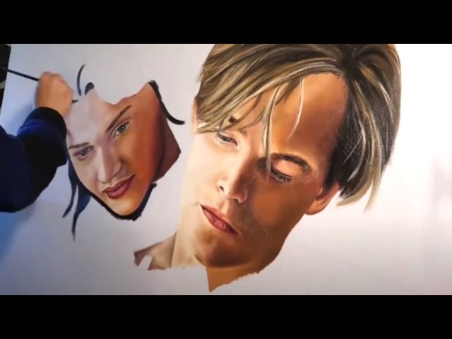 Titanic Jack and Rose Painting - Time Lapse